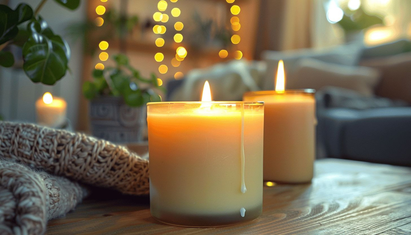 Créez une atmosphère cosy avec des bougies naturelles