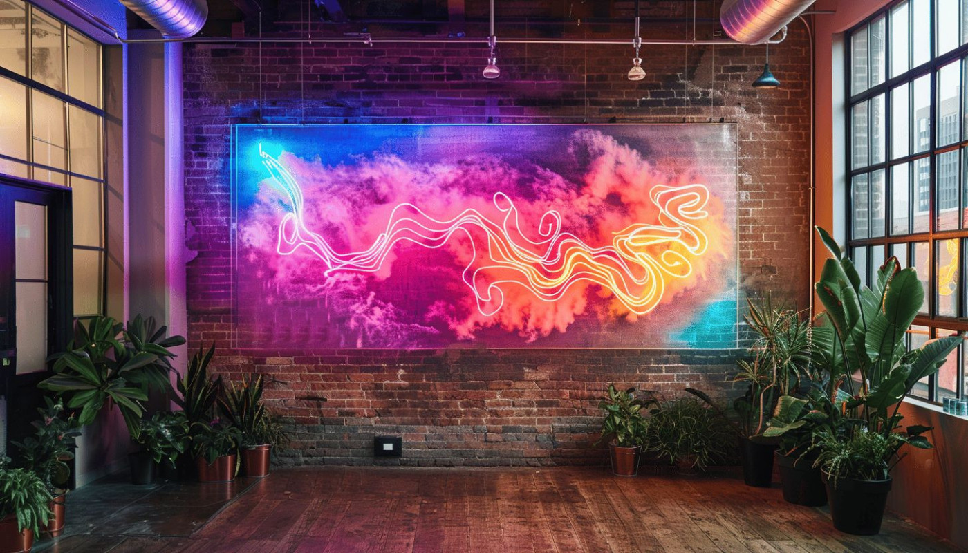 Le néon mural : une façon originale de moderniser votre décoration