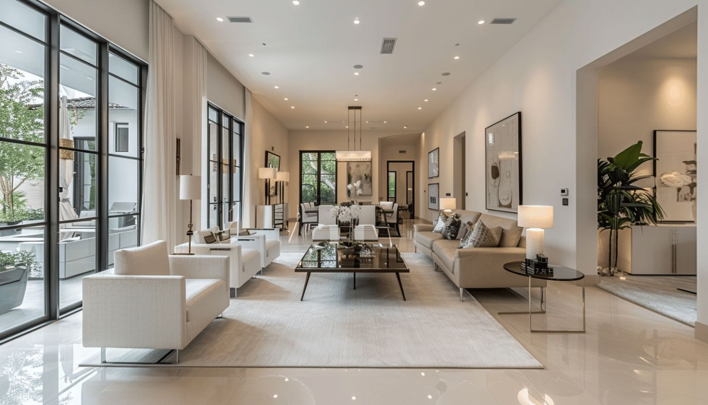 Maison de luxe : 3 pièces à travailler