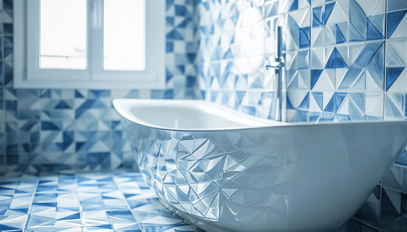 Tendances déco : le carrelage de salle de bains